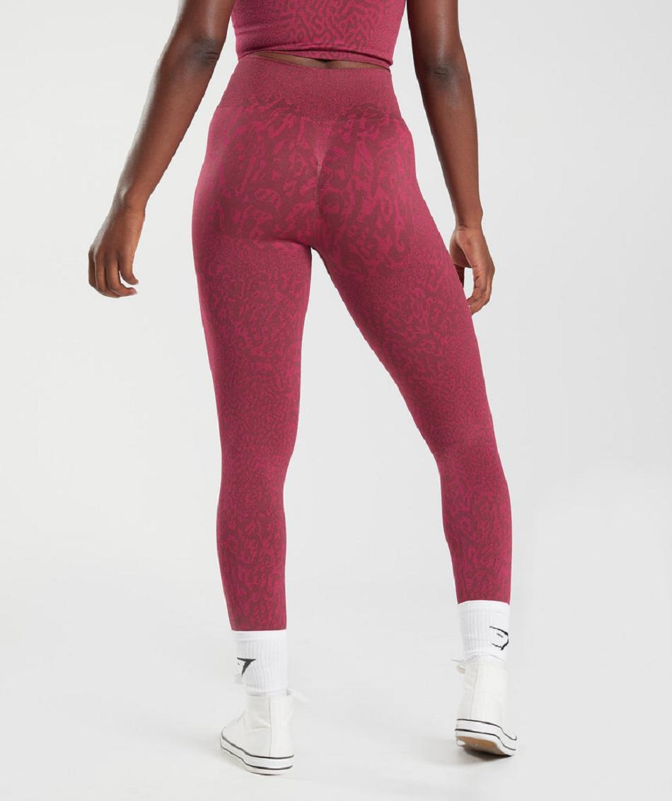 Gymshark Adapt Animal Seamless Ženske Tajice Roze Smeđe | HR 4028AHK